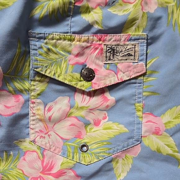 POLO RALPH LAUREN SWIM TRUNKS MEN'S SIZE XXL - Picture 7 of 8